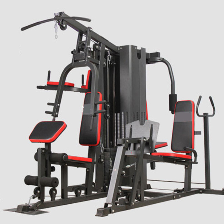5 station multi functional crossover machine trainer gym home fitness equipment multi station home g
