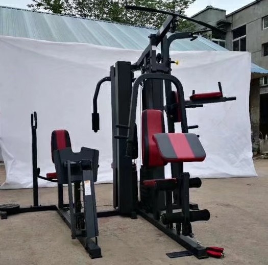 5 station multi functional crossover machine trainer gym home fitness equipment multi station home g