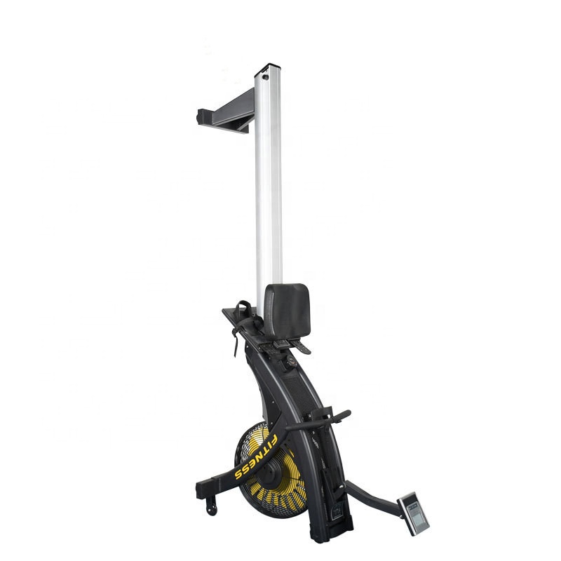 Popular Magnetic Control resistance Air Rower Cardio Exercise fan System Rowing Machine