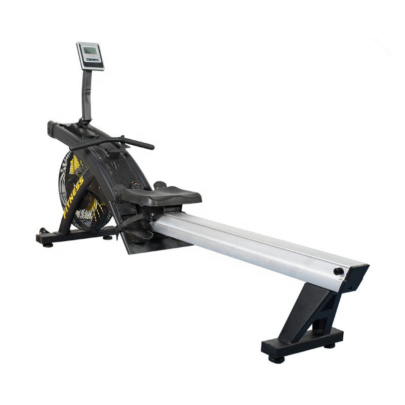 Popular Magnetic Control resistance Air Rower Cardio Exercise fan System Rowing Machine