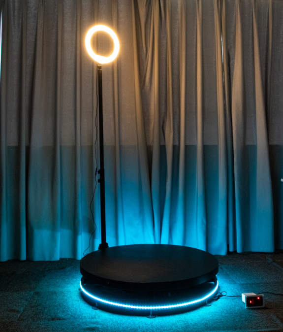Drop shipping 360 degree platform photo booth 360 photo booth machine