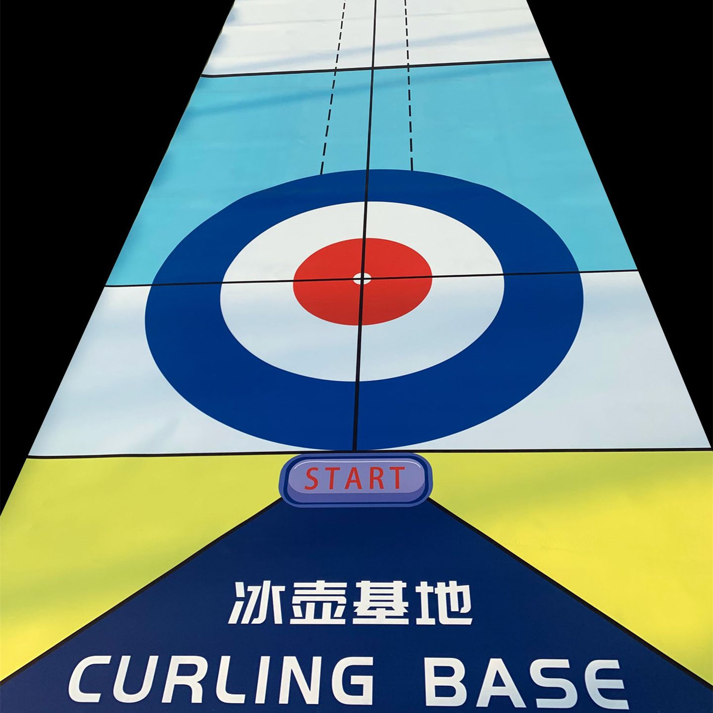 Outward Bound Training use  ice curling equipment with Curling rocks curling panels team sports