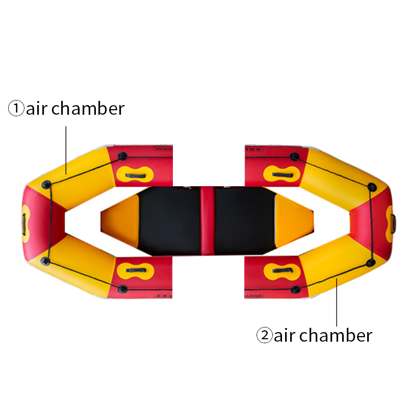 Rafting boat bottom thick wear-resistant tourist attractions inflatable boat rubber boat entertainme