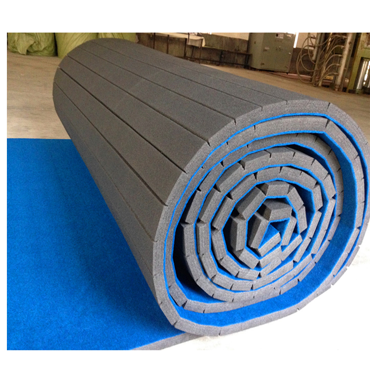 Cheerleading Pad Bonding Foam Roll Training 6'X 42' Carpet Bonded Foam Rolls for sale