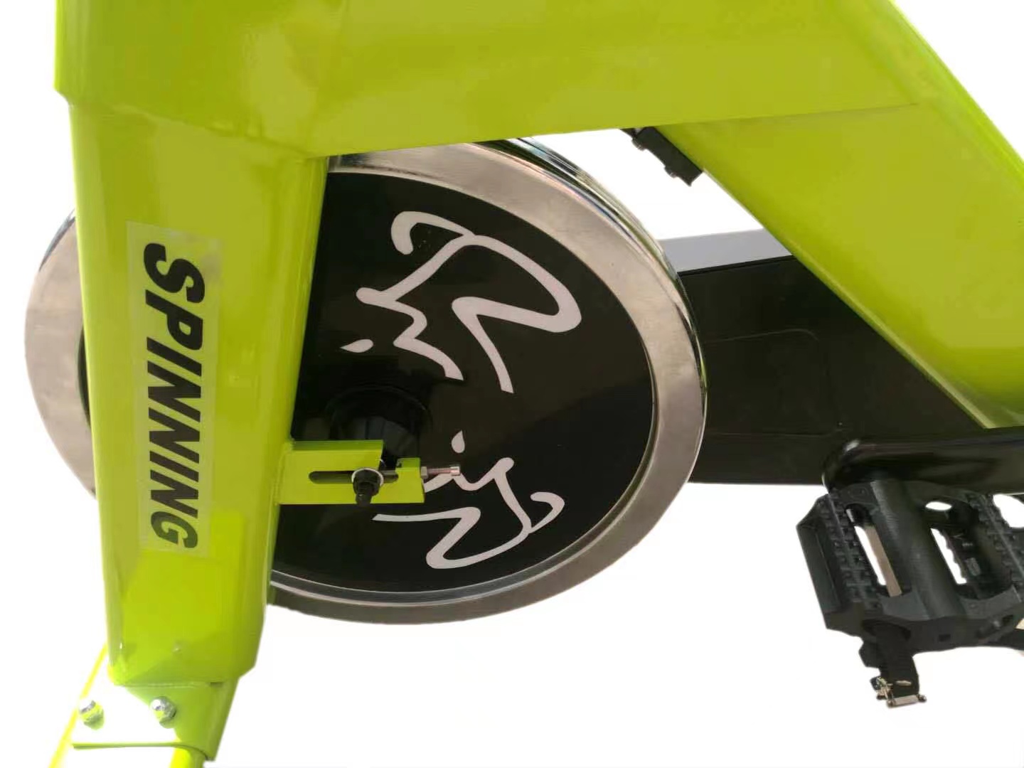 Online spin bike High-end Commercial Stationary Bike Sport Green Spinning Bike