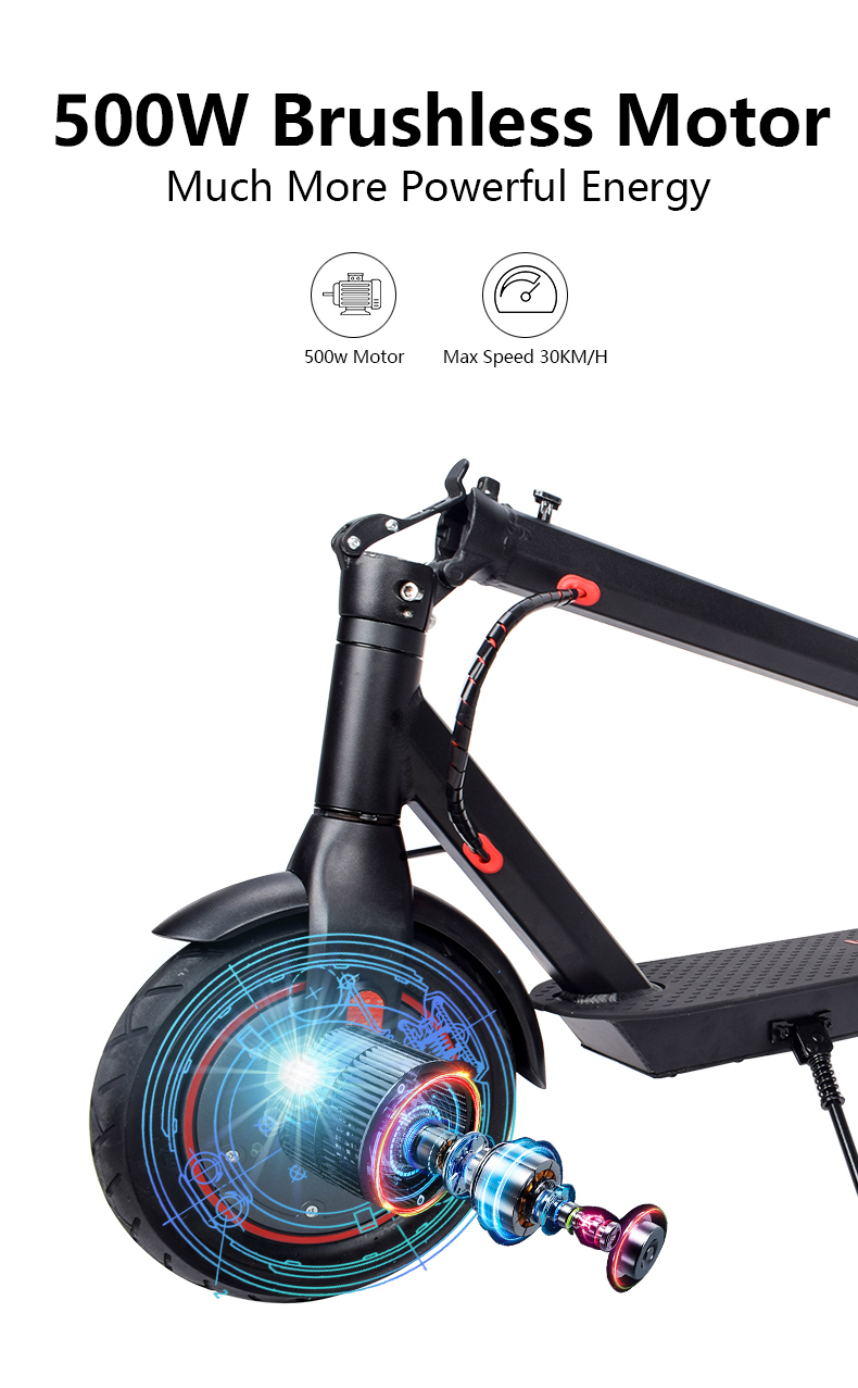 2021 cheap price pourful 500W motor electrica outdoor sports 36v electric scooter Electrique scooter