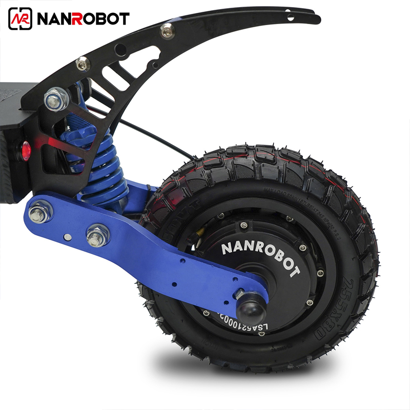 Offroad electric scooter NANROBOT D4+3.0 Dual motor Folding Seat Two Motor patinete Electric Scooter