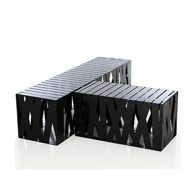 De Parc De Terrasse En Acier Intemperies Chaise De Jardin Banc De Jardin Chaise En Acier Garden Benc
