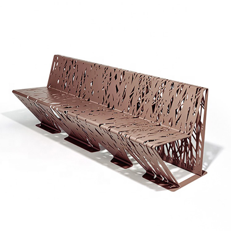 De Parc De Terrasse En Acier Intemperies Chaise De Jardin Banc De Jardin Chaise En Acier Garden Benc