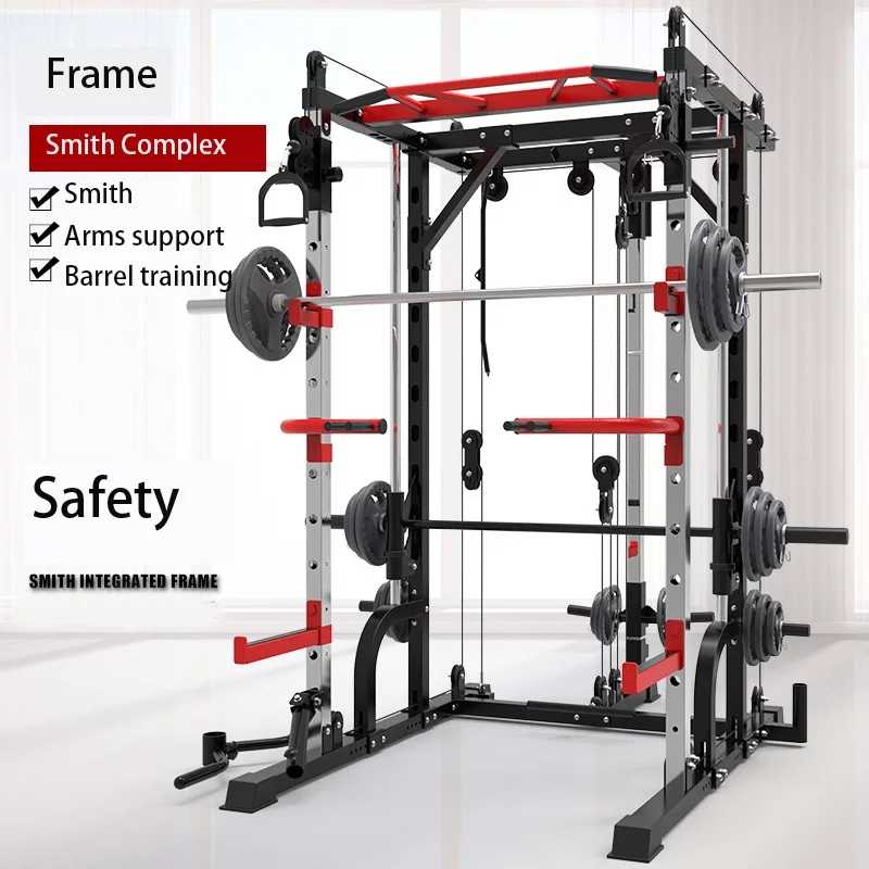 BEYOND SPORT Wholesale Local US Stock Home Gym Smith Machine Power Rack