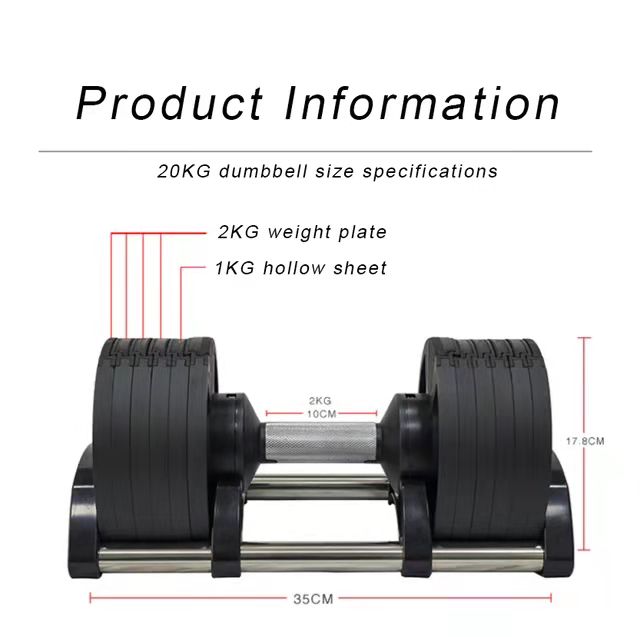 King Sports Smart 20KG Adjustable Dumbbells 32 KG Dumbbells ,,36KG/70LBS/80LBS/40KG/90LBS adjustable
