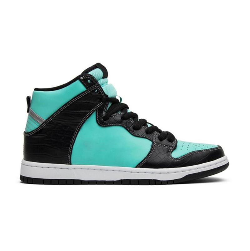Top Quality SB High Running Shoes OG Midnight Navy University Blue Black White Kentucky Syracuse Wom