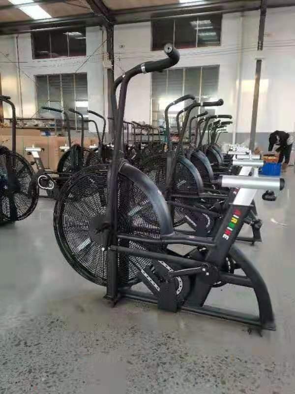 2022 New Design Commercial Gym Equipment Fitness Exercise Air Bike Belt Driven AirBike
