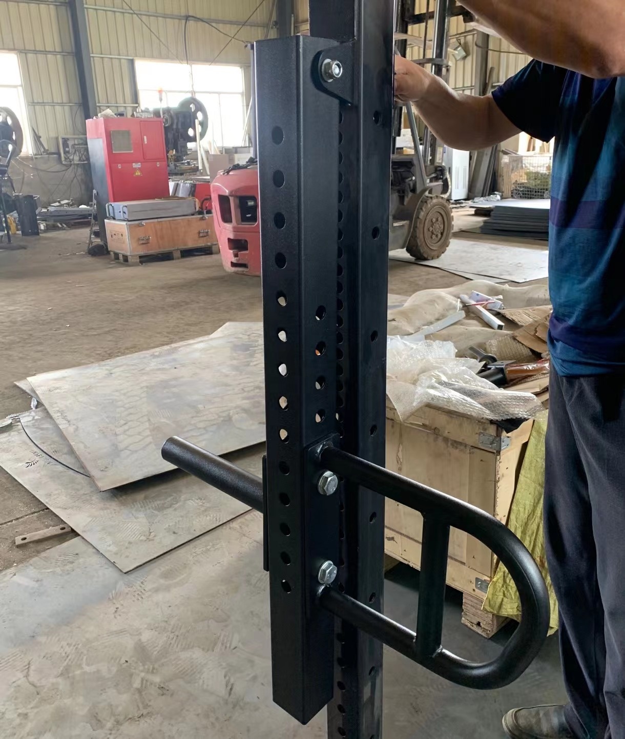 Commercial Fitness Multi Heavy Duty Gym Equipment Power Rack Power Cage Weightlifting Squat Press Ra