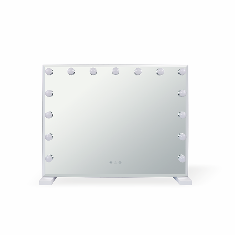 Best Seller Fashion Style Rechargeable Vanity LED Desktop Hollywood Makeup mirror with LED Bulbs