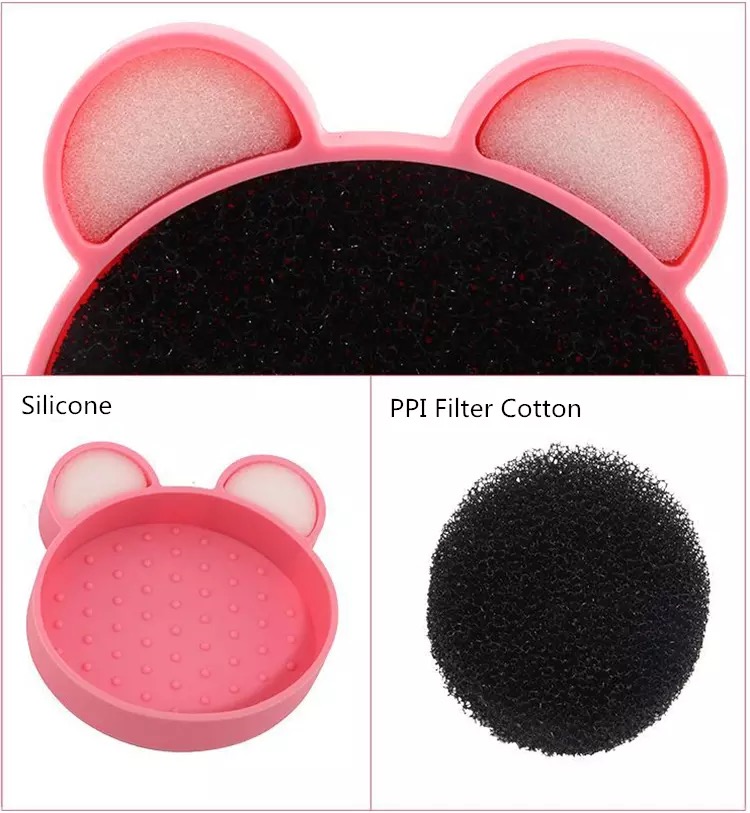 makeup brush cleaning tool mini multi-color cleaner easy makeup brush cleaner and dryer private labe