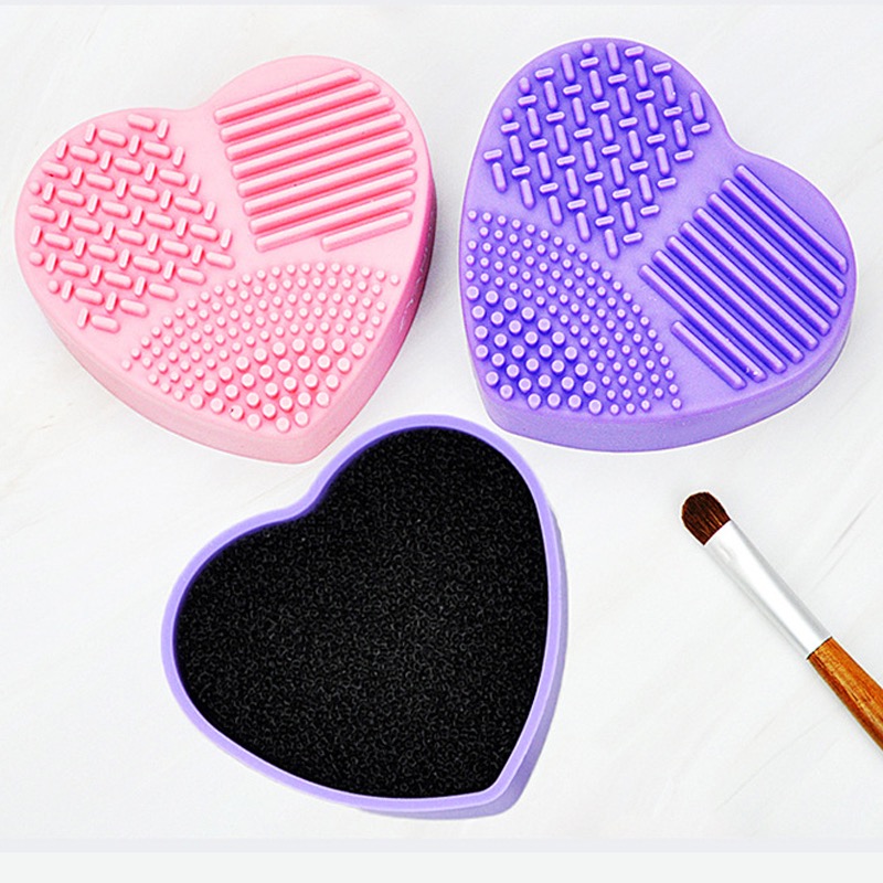makeup brush cleaning tool mini multi-color cleaner easy makeup brush cleaner and dryer private labe