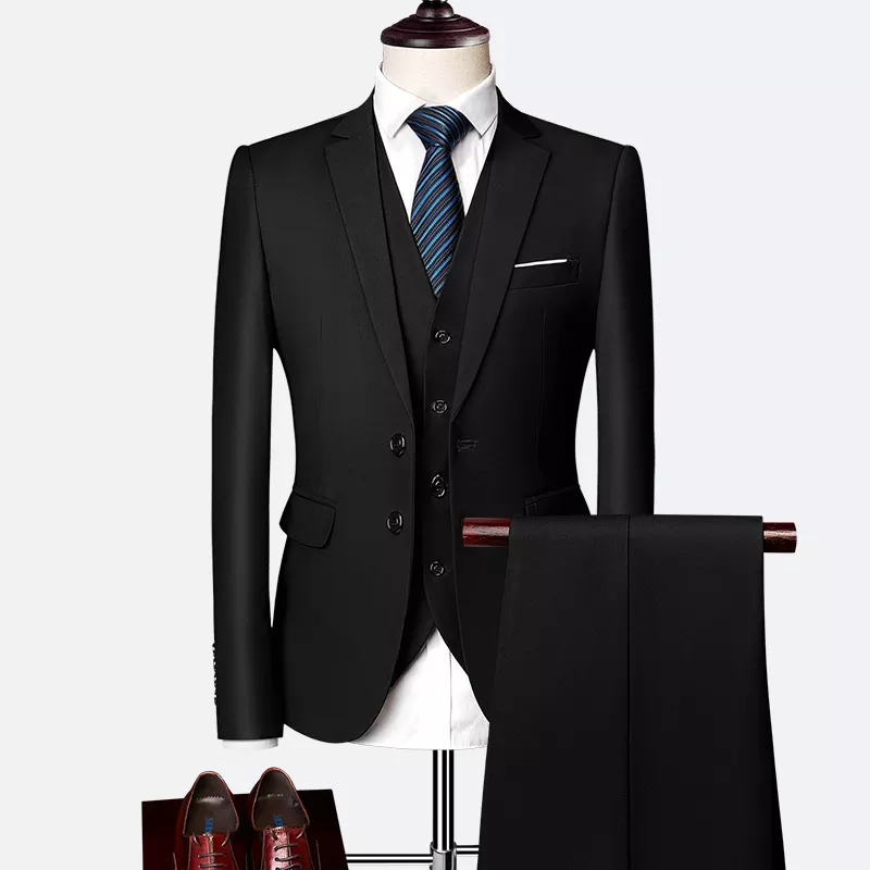 New Hot Sale Men's Tuxedo Suit Wedding clothes for Men 3 Piece Men's Slim Fit Suits