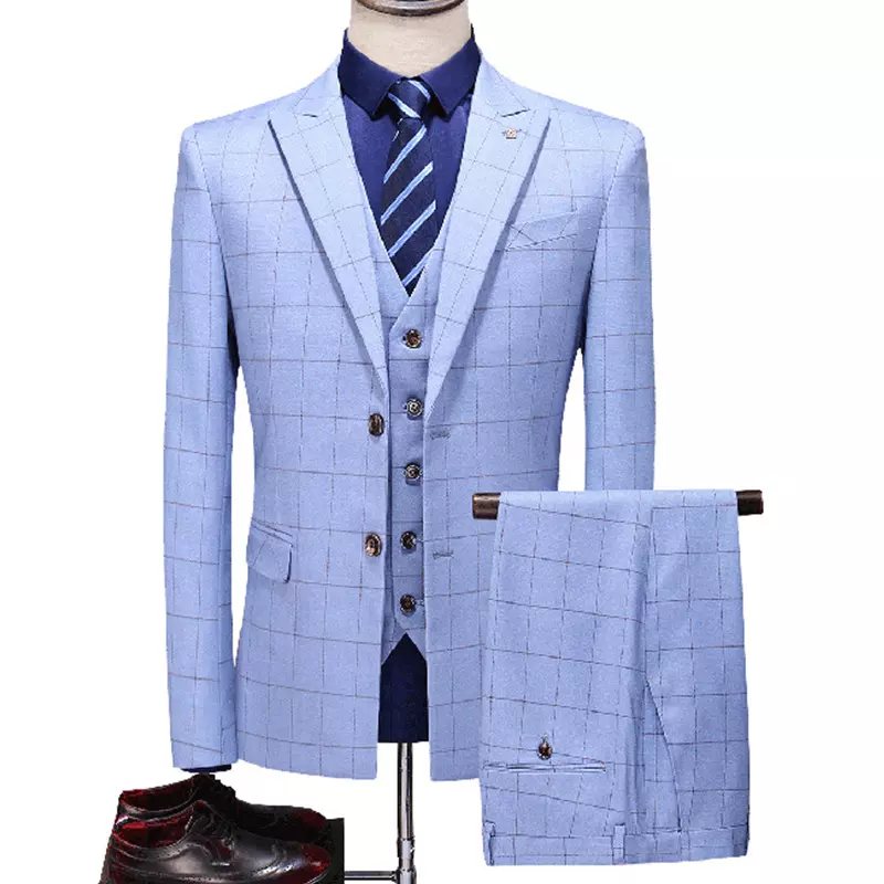 New Hot Sale Men's Tuxedo Suit Wedding clothes for Men 3 Piece Men's Slim Fit Suits