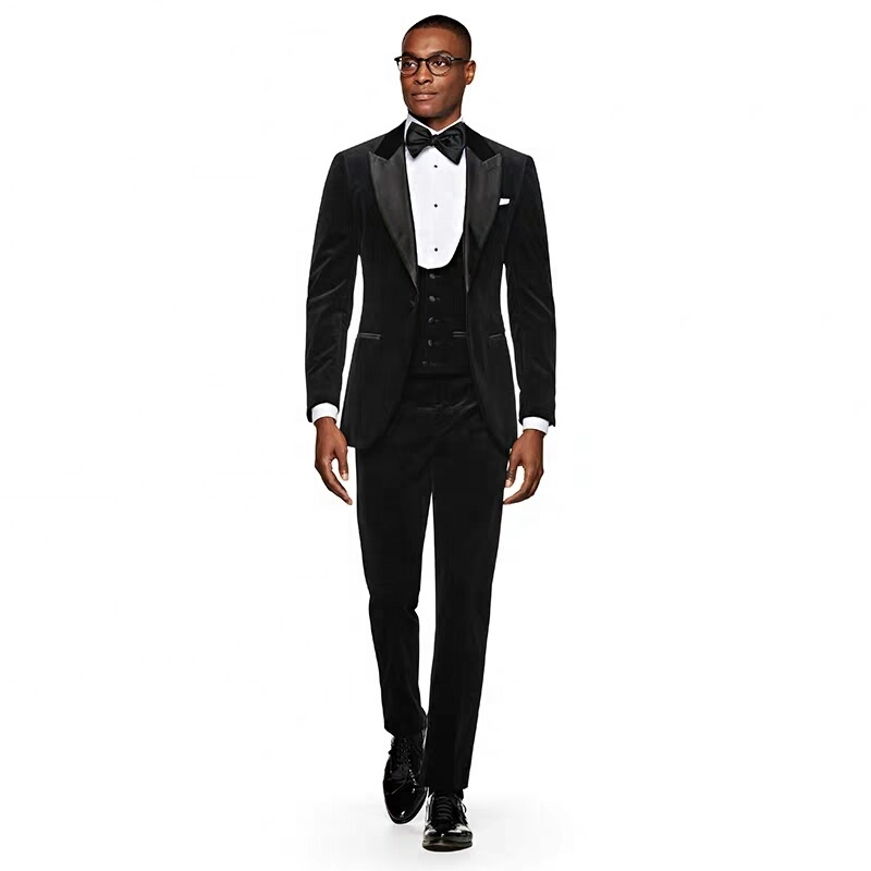 Wholesale Tuxedo Wedding clothes 3 Piece Mens Slim Fit Suits man suit wedding pant men suit