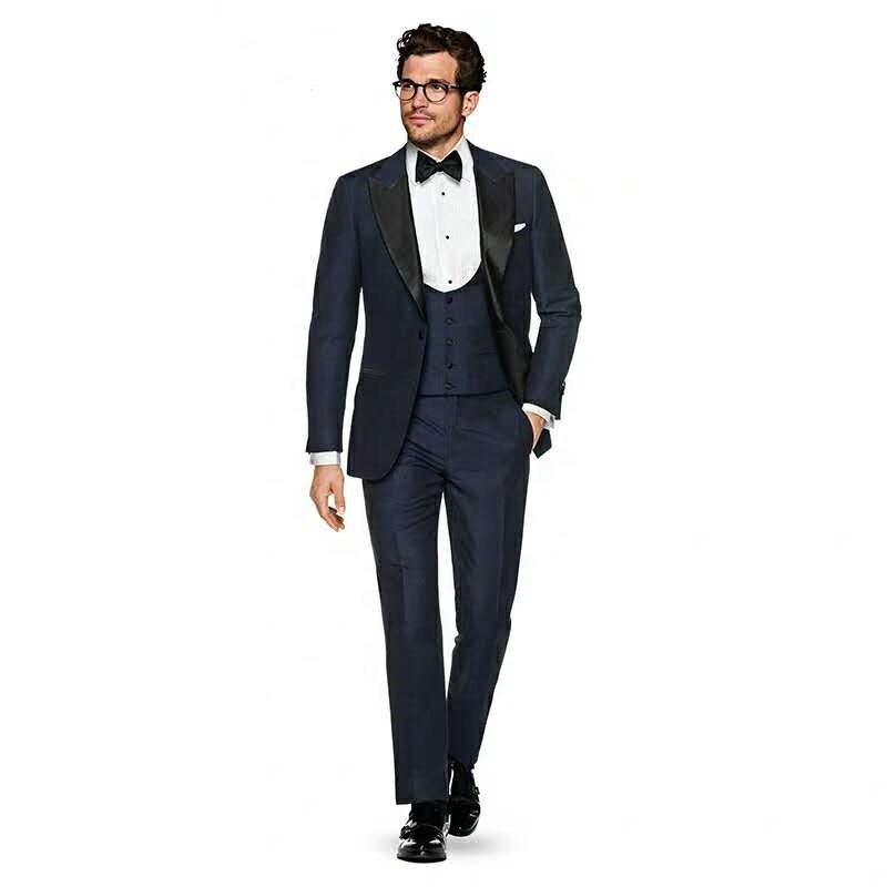 Wholesale Tuxedo Wedding clothes 3 Piece Mens Slim Fit Suits man suit wedding pant men suit
