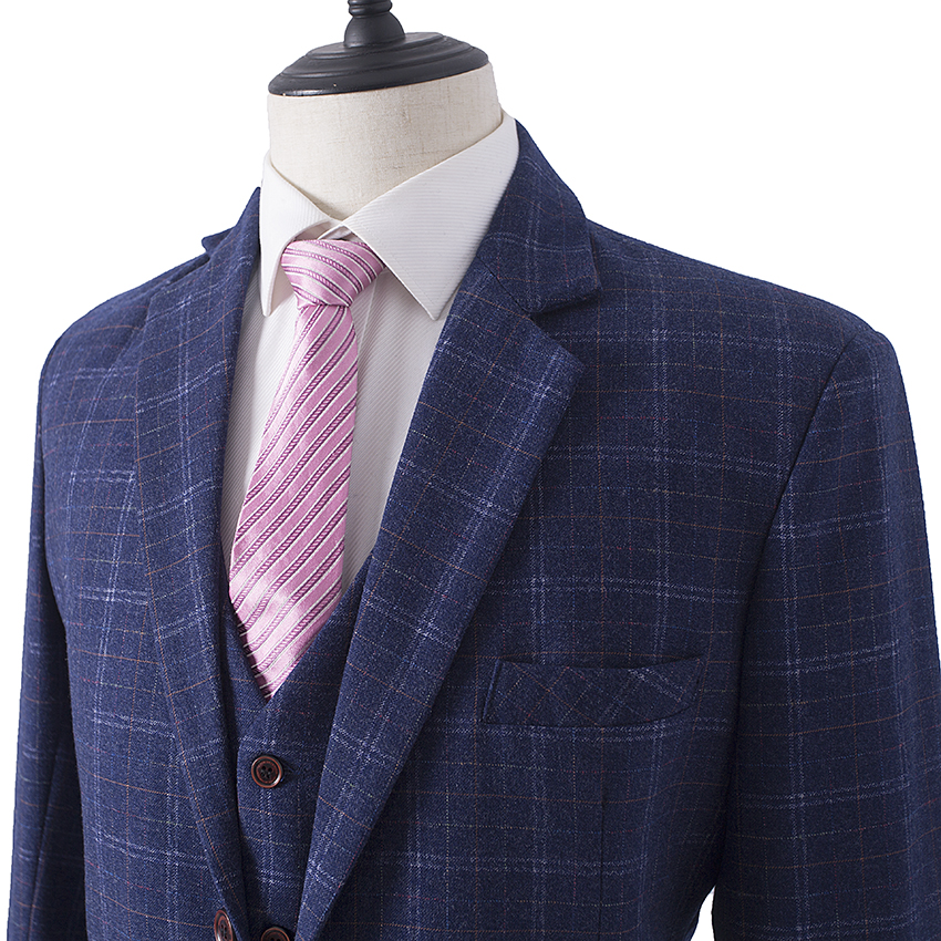 MA110 Men's Suit 3 Pieces Suit Jacket, Men Suit Pants Blazer For Wedding Business Formal Clothes Tai