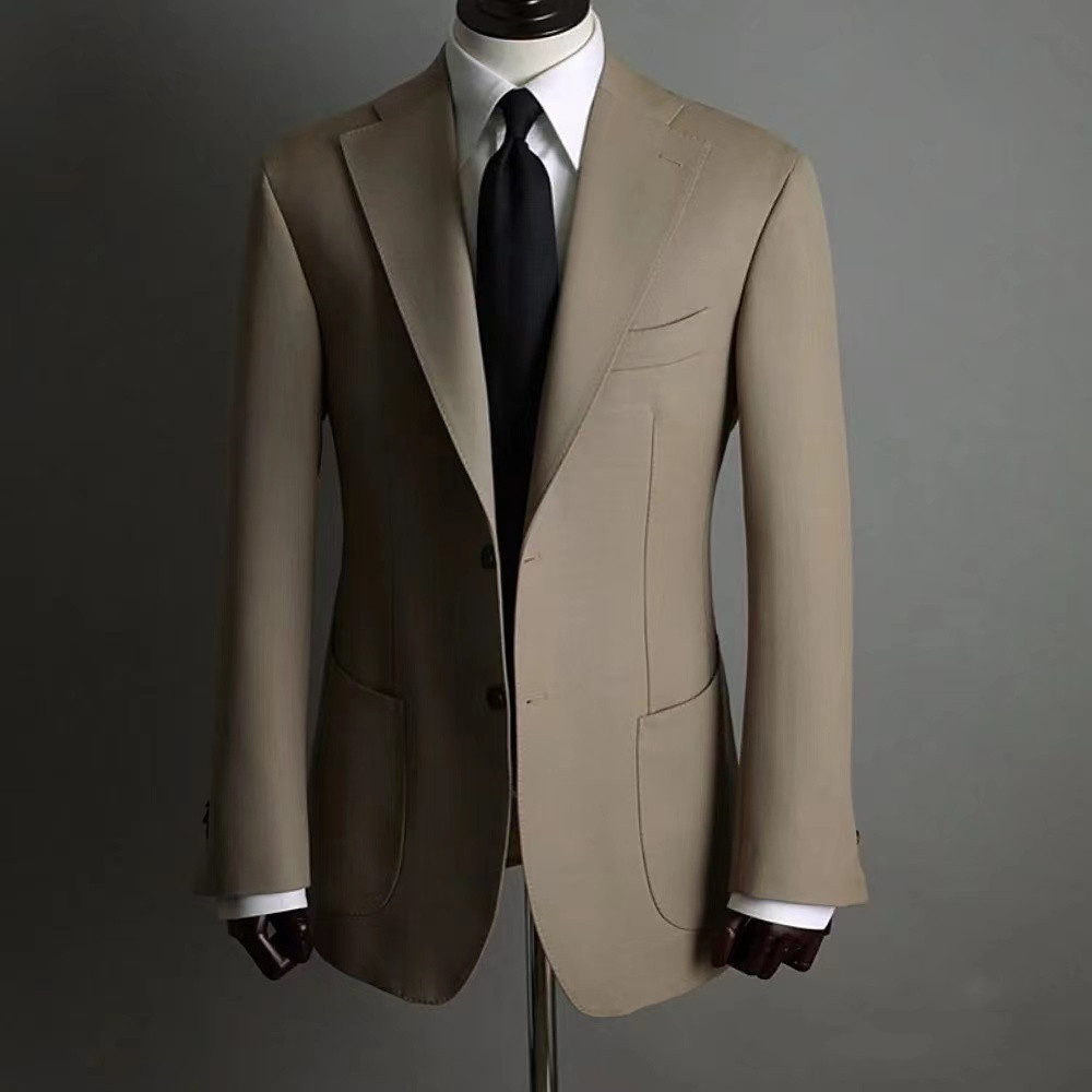 Latest Design MTM made to measure man suit custom handmade Slim Fit 100% Wool Suit bespoke mens suit