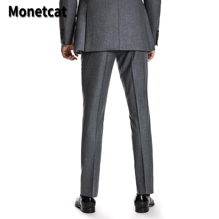 Alephan Custom suits italian Mens Slim Fit Blazer Set Men Business Jacket Pants Vest Classic Men Sui