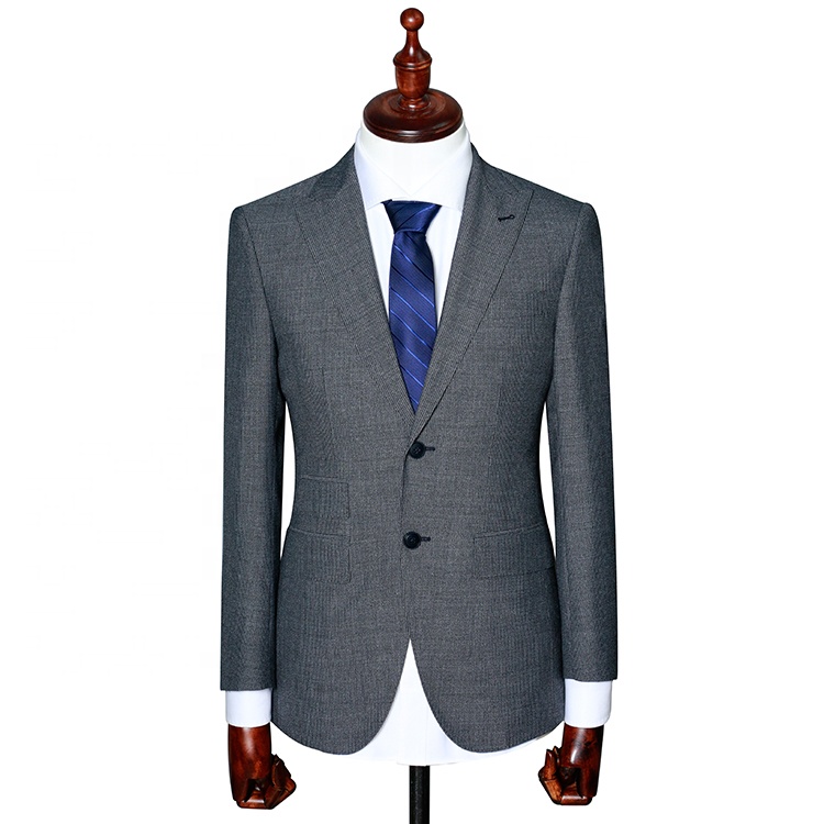 MTM half lining stripe blue fabric luxury men wedding suit American men wedding suit fashion man clo