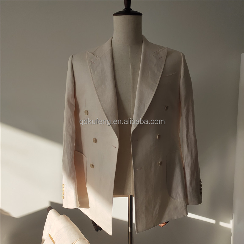 single breast bespoke mtm men suit 2022 new design windowpane check design suit