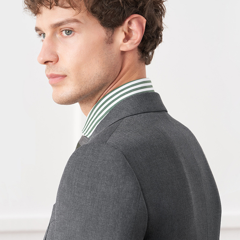 2022 New Design High Quality Woolen Suit Men's Business Formal Casual Slim Wedding Groom Men's Suit