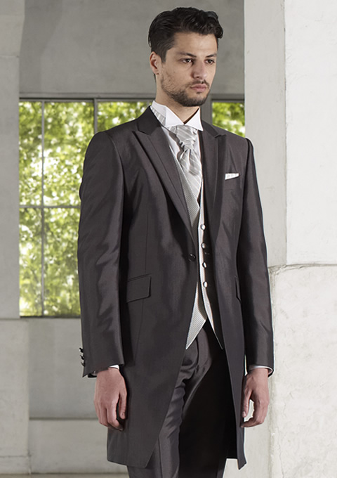 Top-Quality 3-Button Gray Wrinkle-Free Men's Fashion Business Dress Suit