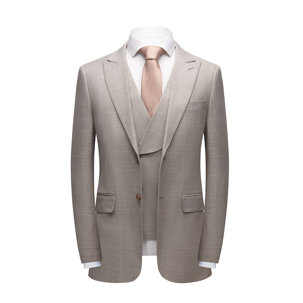 Feishiluo New design Men Suits 3 Pieces Blazer Vest Pants Set Single Breasted Formal Wedding Busines
