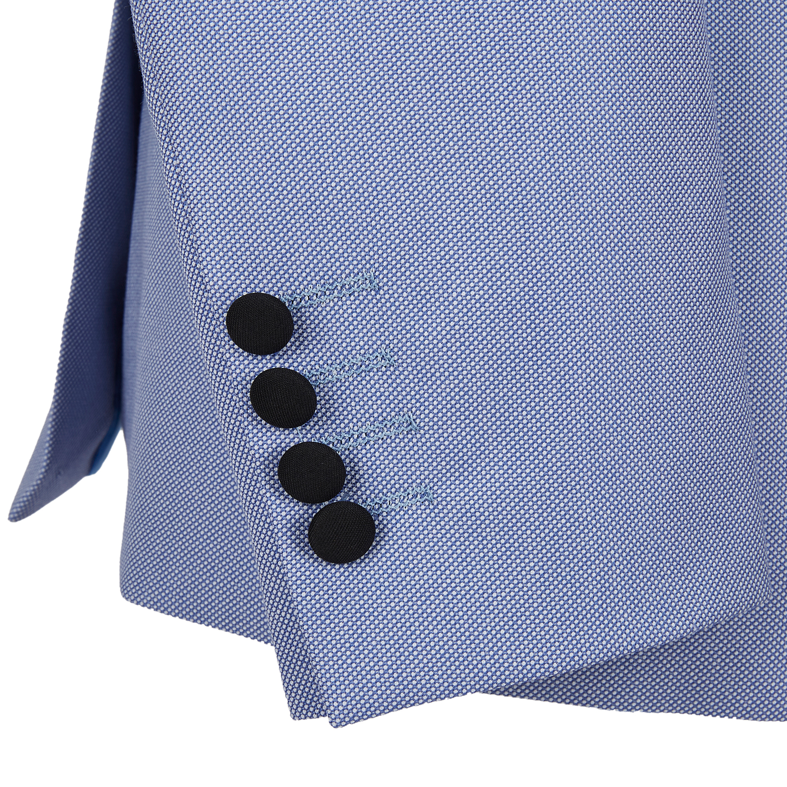 New design custom italy wool business sky blue suit blazers for men