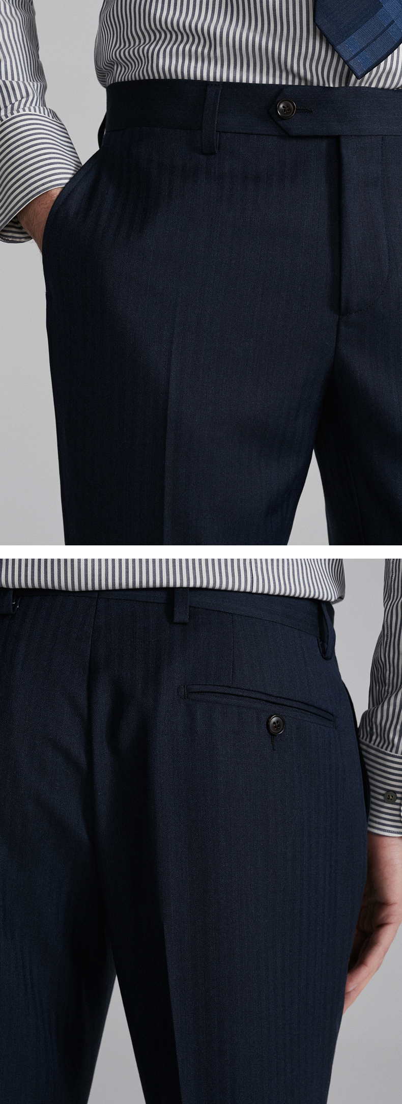 High end Italian imported fabric suit men's wedding bridegroom suit business leisure professional dr