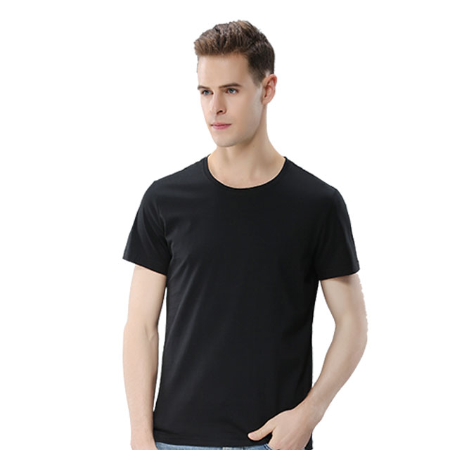 2022 China supplier Black 100% cotton t shirts cot