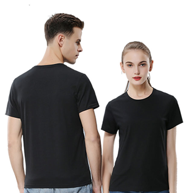 2022 China supplier Black 100% cotton t shirts cot