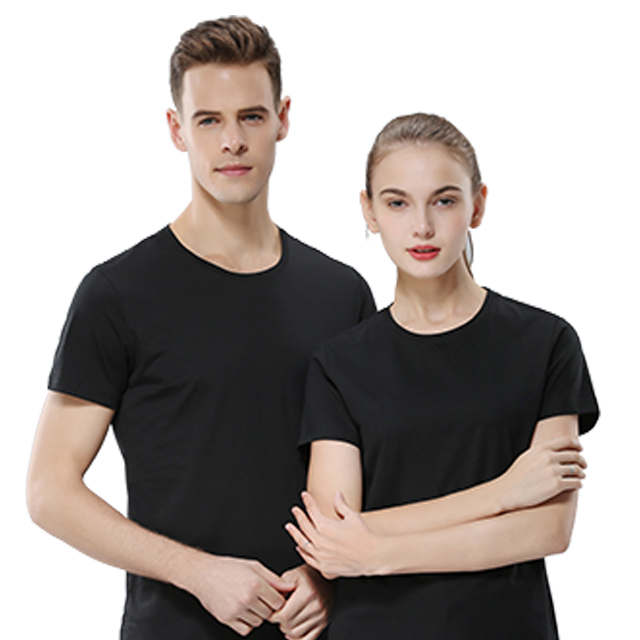 2022 China supplier Black 100% cotton t shirts cot