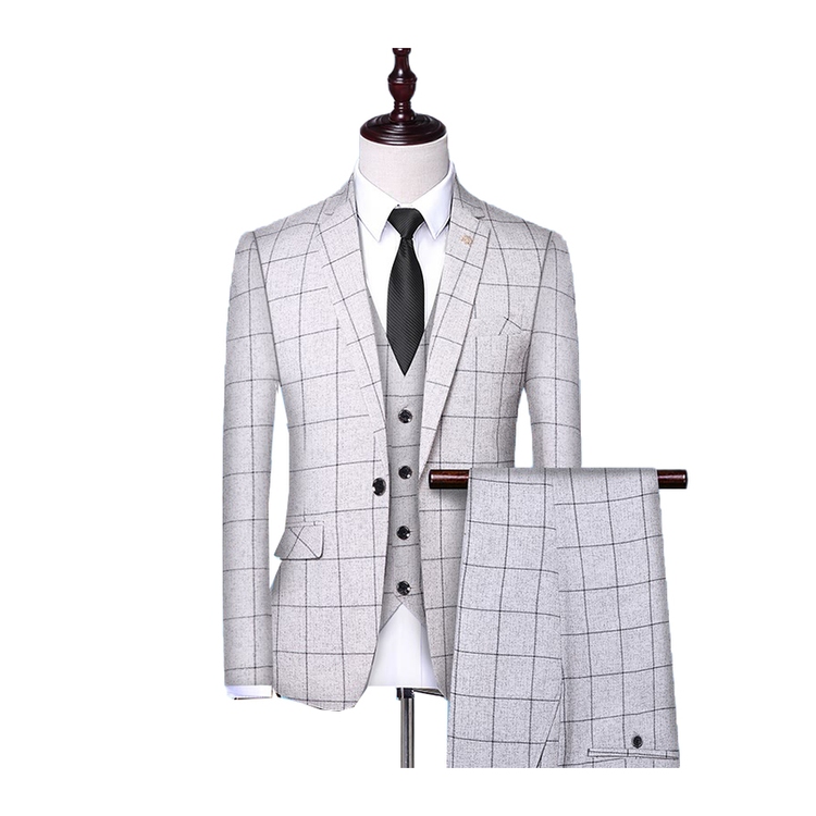 Manufacturer Supplier Fashion Men's Classic Suit Three Piece for Formal Suit