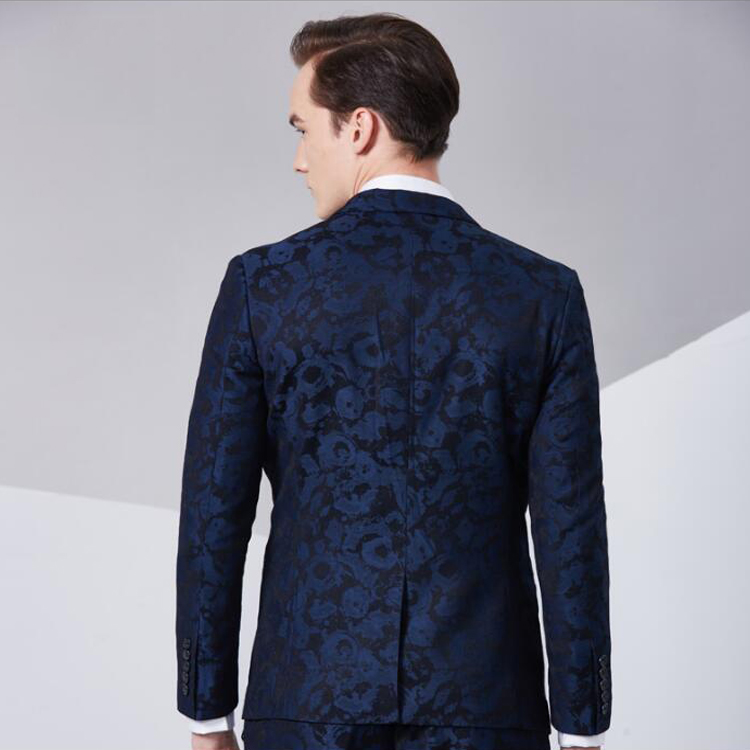 Jackets+Pants wholesale tailored suit 100%wool custom made red or blue tuxedo italian wedding suits 