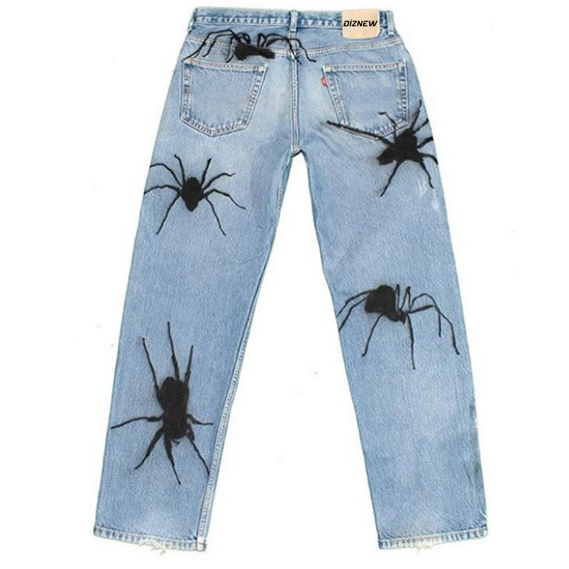 DiZNEW Custom Your Own Digital Printed Denim Pants