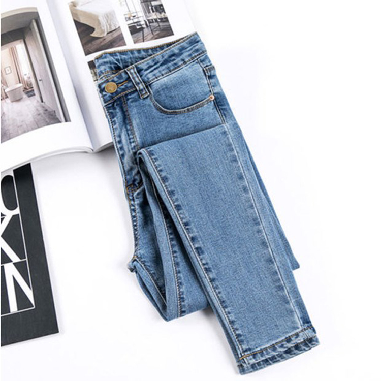 Custom european fashion jeans female denim pants 3