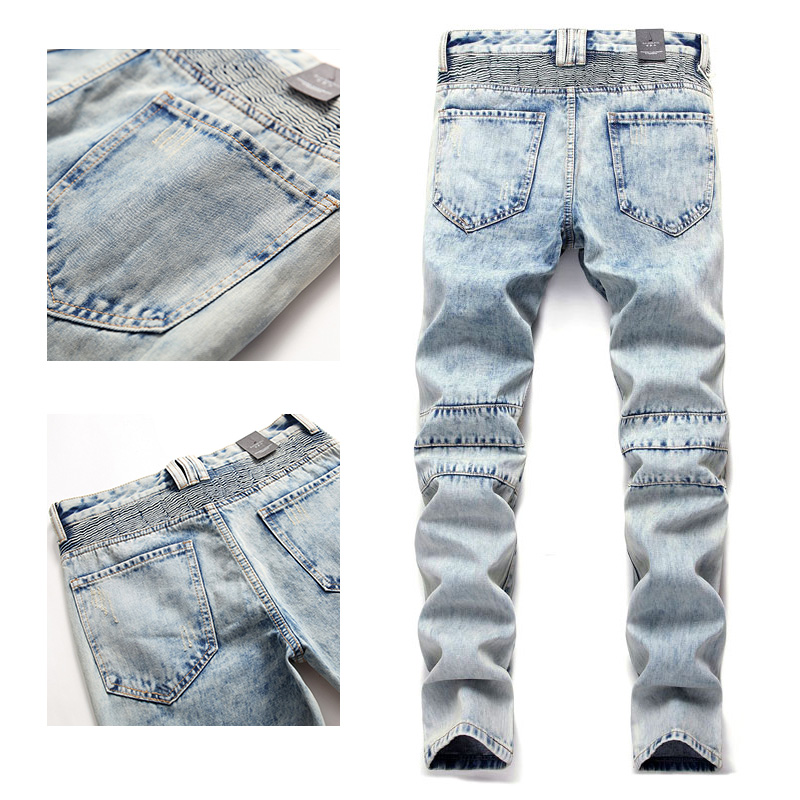 Custom Men'S Jeans Denim Pants Wholesale Breathabl