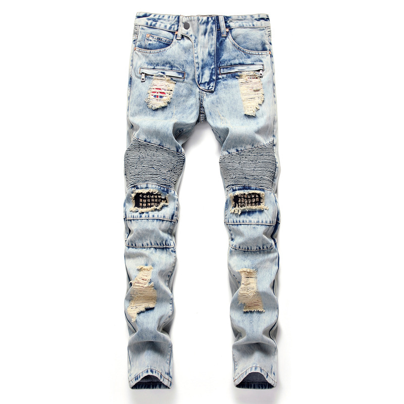 Custom Men'S Jeans Denim Pants Wholesale Breathabl