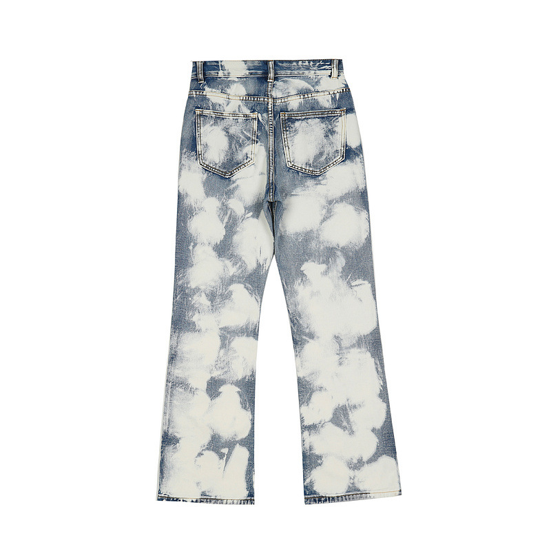 Wholesale men's jeans pant denim jeans Hip-hop Sno