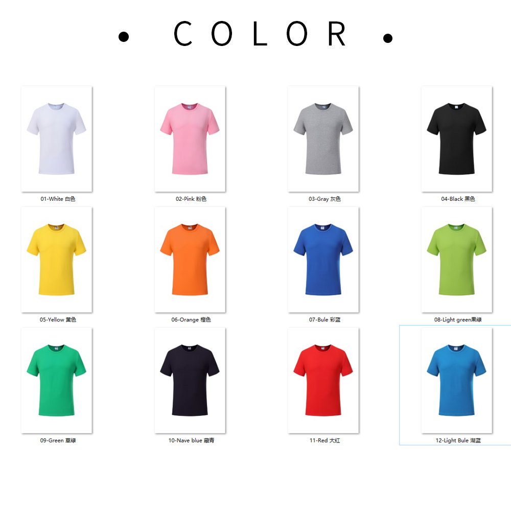 custom t shirt printing blank t-shirt with logo fo