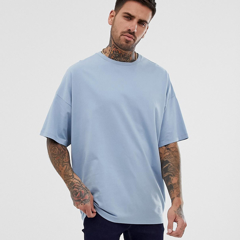 Wholesale high quality drop shoulder oversized t s