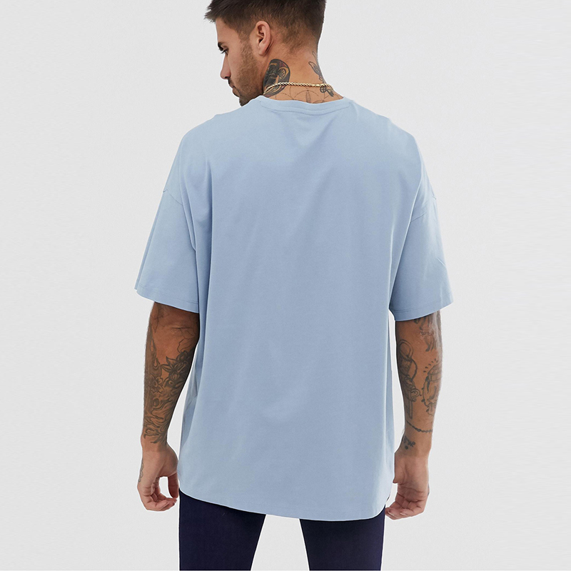 Wholesale high quality drop shoulder oversized t s