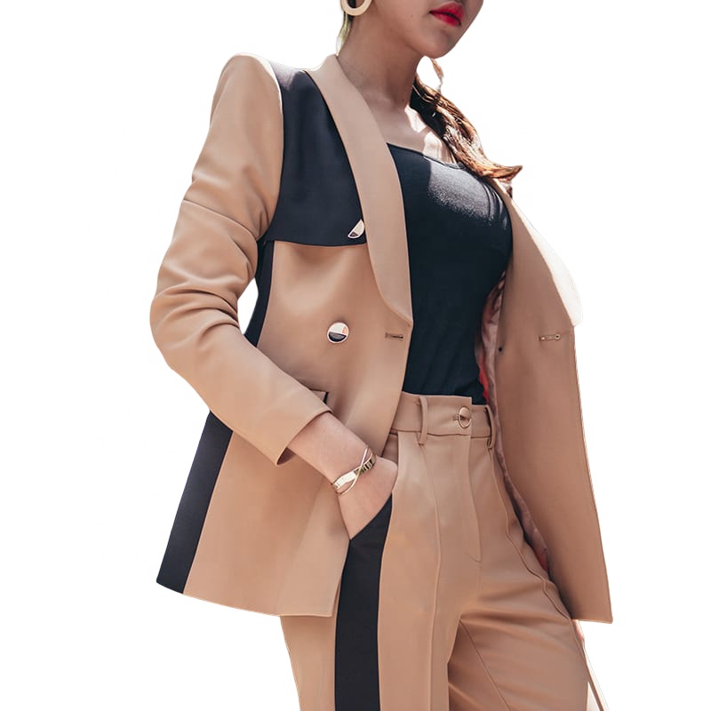 Fashion Pant & Jacket Two Piece Blazer Suit Sets F