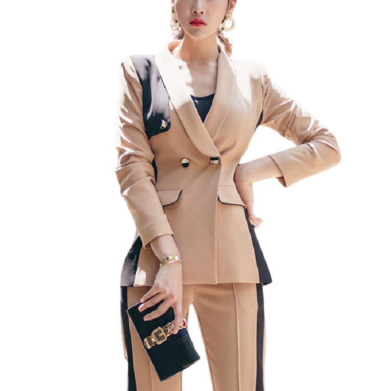 Fashion Pant & Jacket Two Piece Blazer Suit Sets F